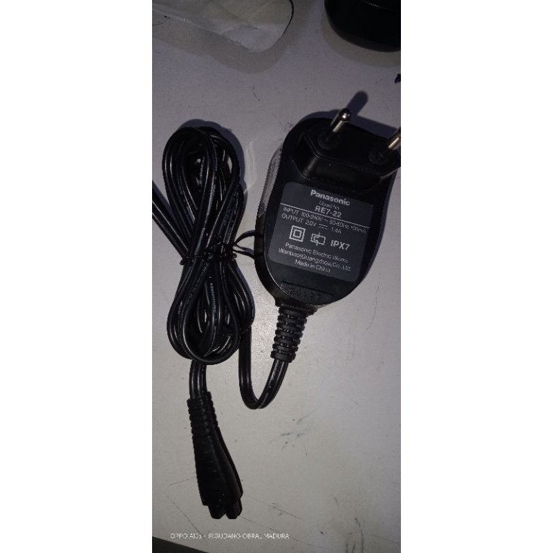 charger adaptor alat cukur Panasonic original