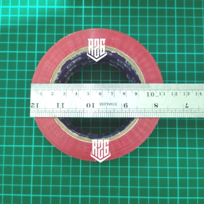 lakban fragile QQ 100 yard 48 mm merah