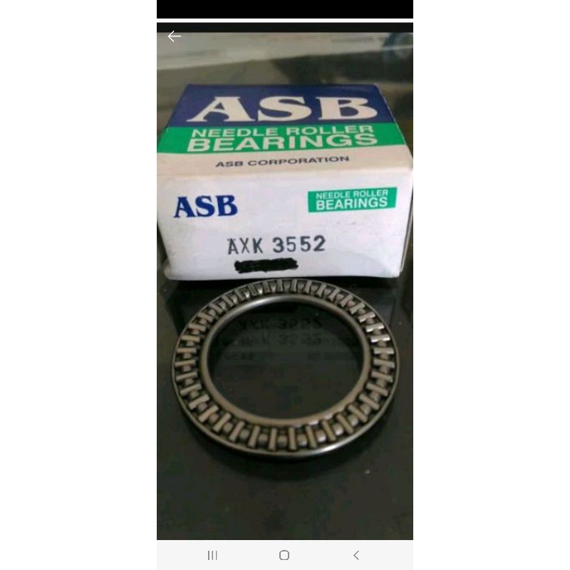 Bearing Thrust AXK 3552 ASB