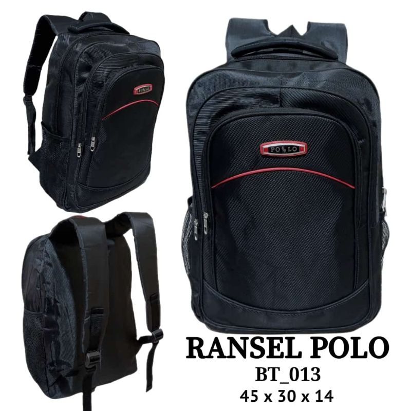 RANSEL POLO 18INC/RANSEL KERJA/RANSEL SEKOLAH/RANSEL LEPTOP/RANSEL KEKINIAN/RANSEL MURAH