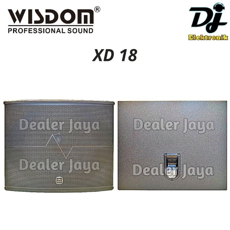 Speaker Subwoofer Wisdom XD 18 / XD18 - 18 inch Pasif