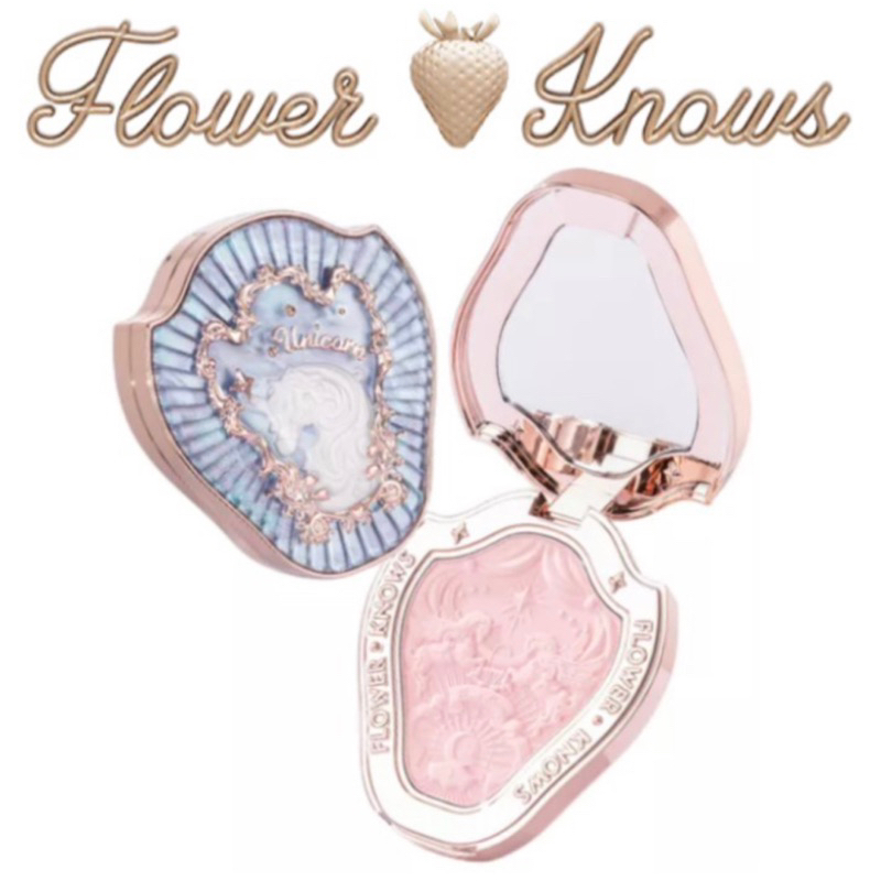 (Ready Stock) Flower Knows Unicorn Series Embossed Blush