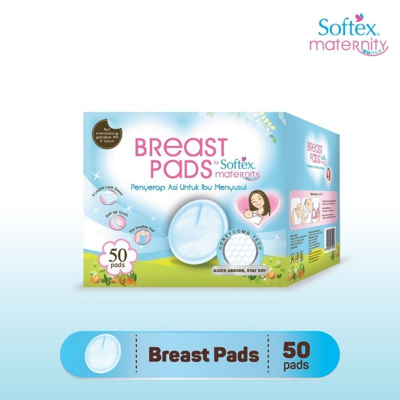 Softex Breast Pads Isi 50 -  Penyerap Asi