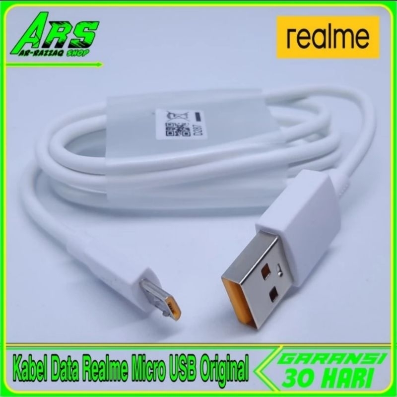 Kabel Data Realme 5 5i Realme 5S Micro USB Original - Kabel Data Charger Realmi 5 Original Micro USB