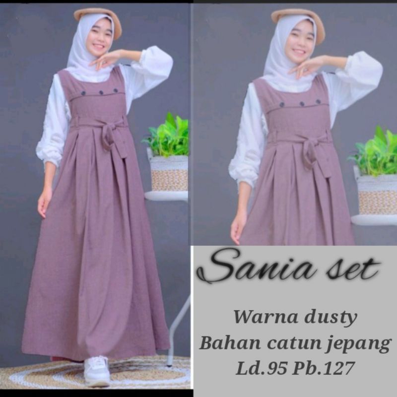 gamis remaja sania dress // gamis anak tanggung remaja sania dress