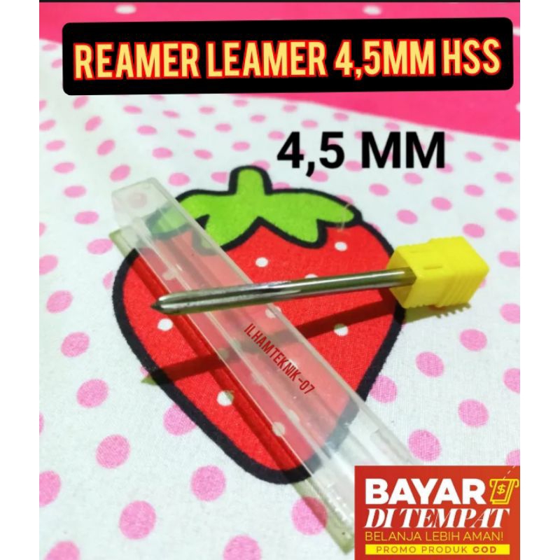 reamer Leamer 4,5mm reamer pin pembuat lubang bosklep reamer HSS Leamer hss