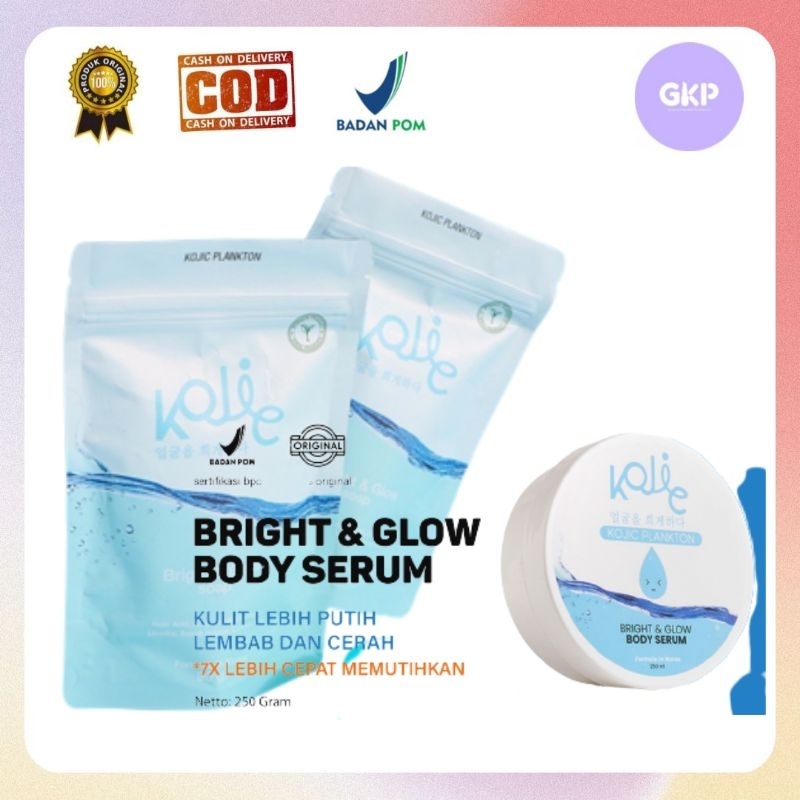 Kojic acid plankton body soap & Body serum