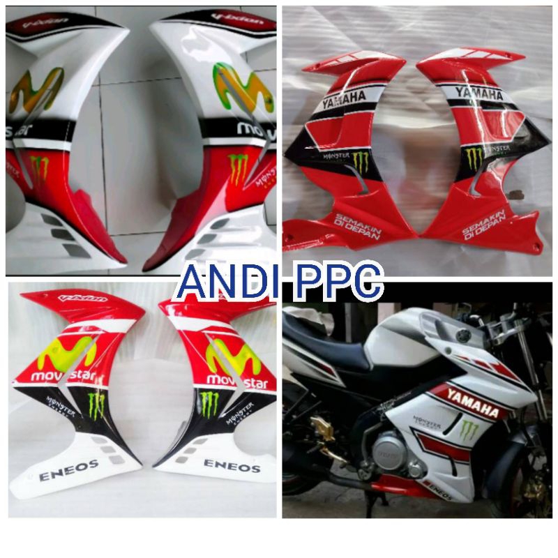 Half fairing sayap Yamaha Vixion NVL Nva
