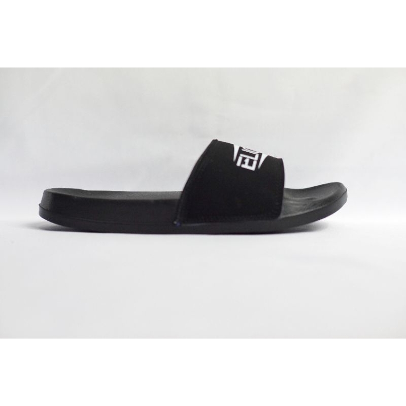 Sandal Slop Pria Distro Slippers Eliger White &amp; Black