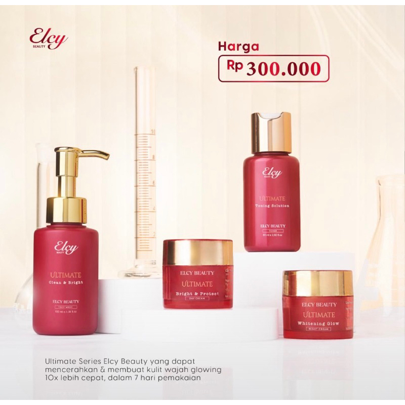 ELCY BEAUTY KF SKIN Paket/Ecer Krim Siang /Cream Malam /Toner Cleanser/ Sabun Facial Wash Serum LCBe