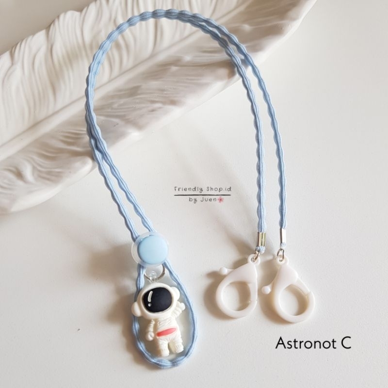 STRAP MASKER ANAK LAKI - LAKI ASTRONOT /  PEREMPUAN - DEWASA 2 IN 1