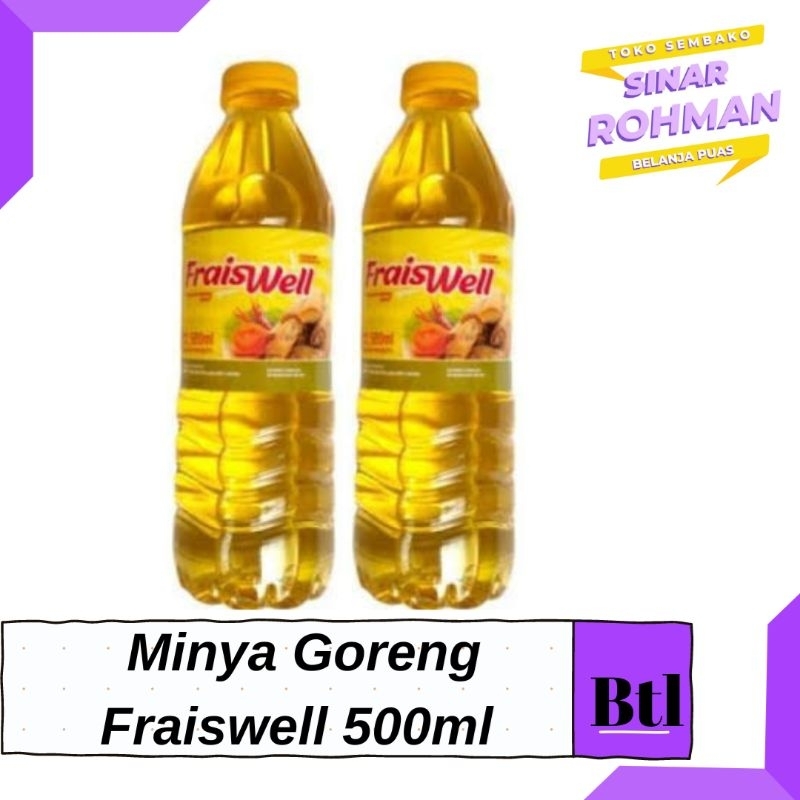 

MINYAK GORENG FRAISWELL KEMASAN BOTOL 500ML