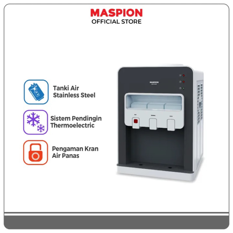 Dispenser Air Maspion MD19 PAS Cold Hot Normal Water / DISPENSER PANAS DINGIN MAPSION