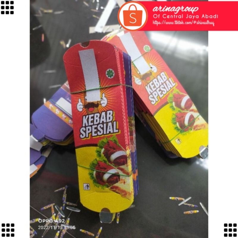 

150 LEMBAR KERTAS KEBAB TARIKAN UKURAN 24 × 9,2 BAHAN IVORY PUTIH HIGH QUALITY | KOTAK KEBAB KEKINIAN | DUS KEBAB VIRAL | KEMASAN KEBAB KEKINIAN | BOX KEBAB VIRAL PRODUK TERBARU | ARINA SHIVA GROUP 5805