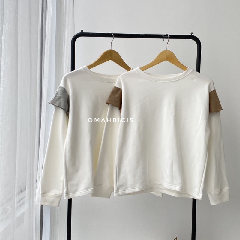 Jiso Crop Sweater Premium - Sweater Wanita- Sweater knit - Sweater import