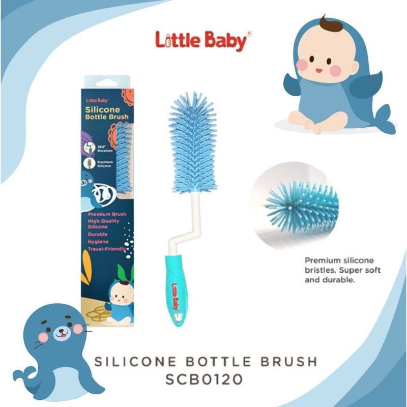 Little Baby [NEW] Silicone Bottle Brush / Sikat Botol Silicone PREMIUM