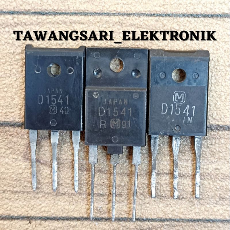 tr tv d1541 transistor hor tv D1541 ori japan 1541 cabutan
