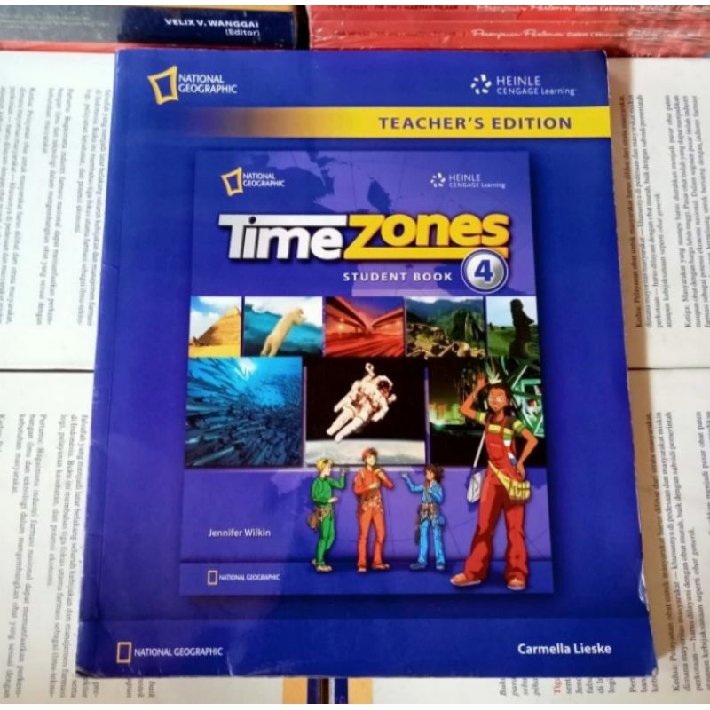 BUKU ORIGINAL TIME ZONES STUDENT BOOK 4 TEACHERS EDITION