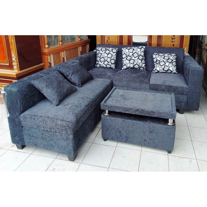 BISA KIRIM SE INDONESIA SOFA L PUTUS BISA PILIH WARNA SOFA TAMU