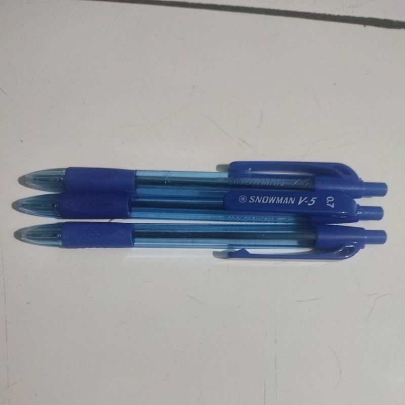 

Pulpen Snowman V5 0.7 Biru