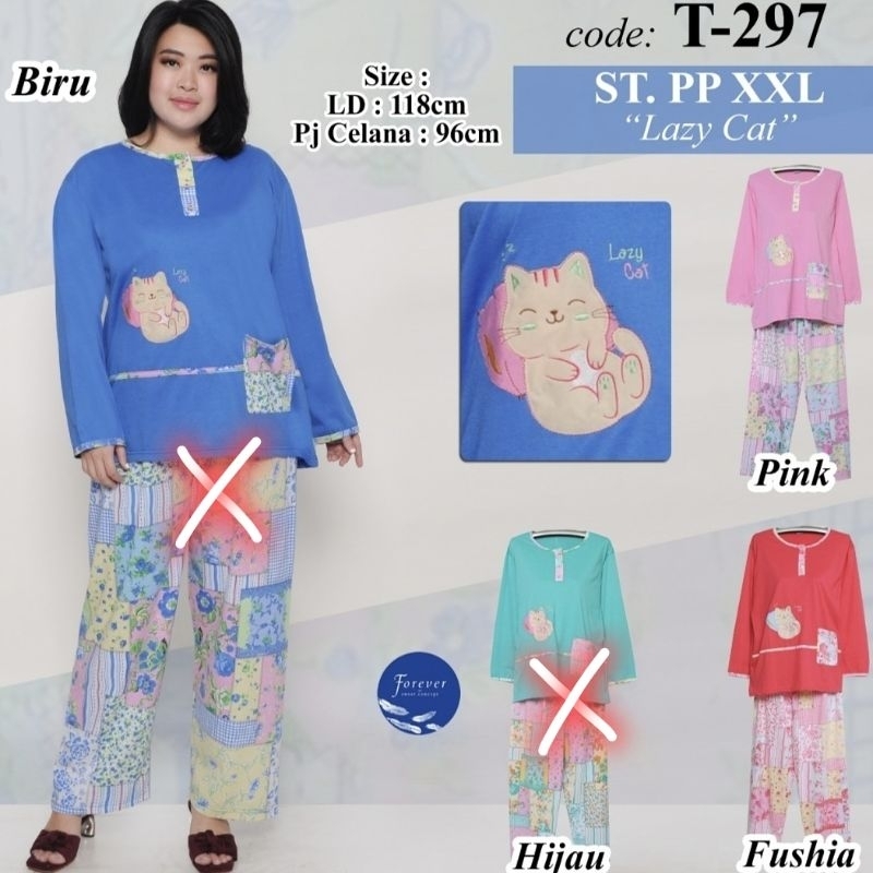 Baju tidur setelan PP XXL Forever