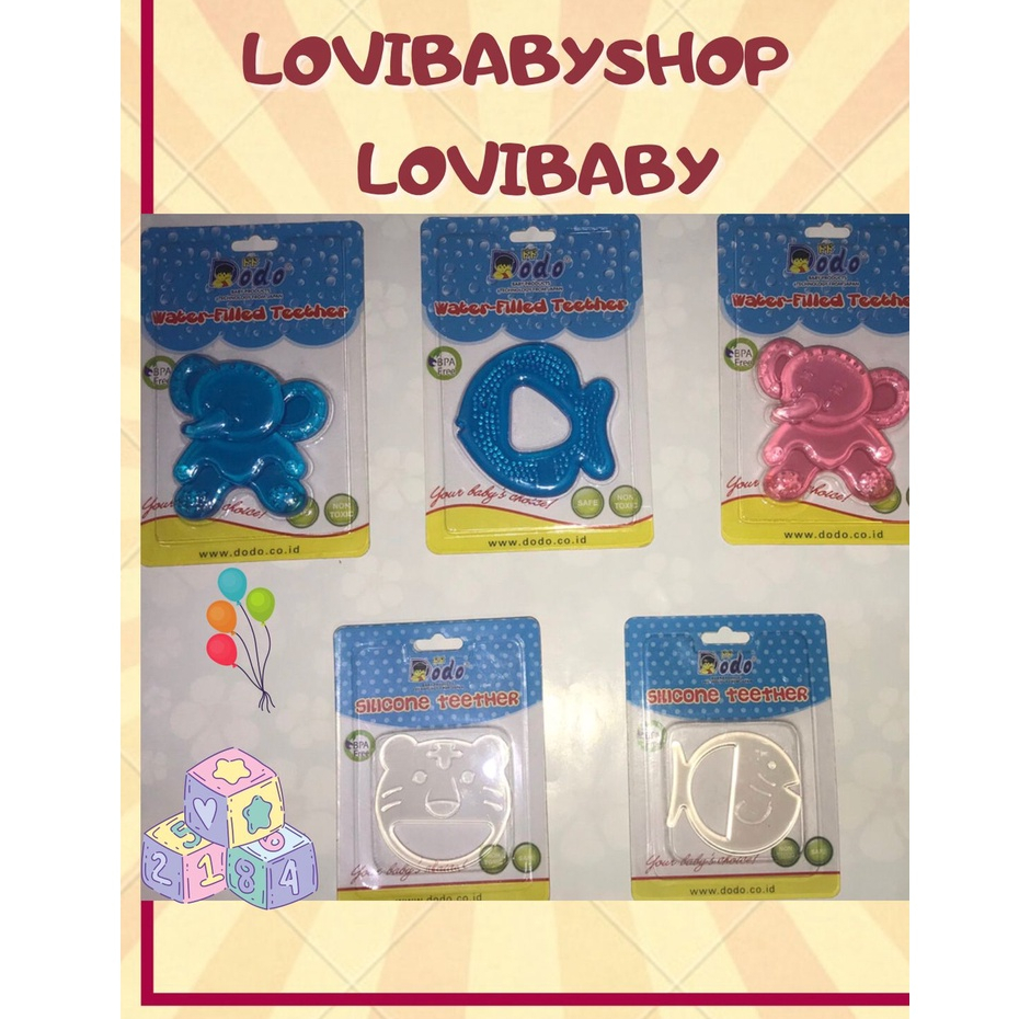 Gigitan bayi DODO|Water filled teether Dodo|mainan gigitan bayi#Silicone Teether|Gigitan Bayi