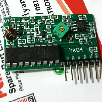 Modul Remote Control wireless 2262 2272 receiver 3.15-433 RF 4 Chanel Tokmik23 Murah