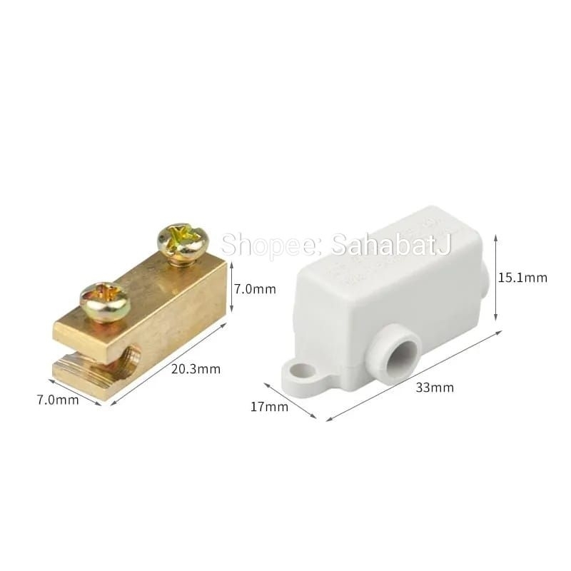 Terminal Block Blok T Konektor Kabel HIGH POWER CONNECTOR ZK-T06 Sambungan Kabel