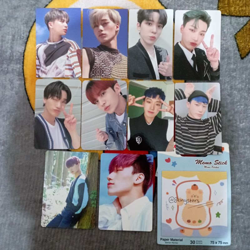 PC PHOTOCARD ATEEZ SAN JONGHO YUNHO MMT THANXX SOUNDCHECK APPLE MUSIC DVD