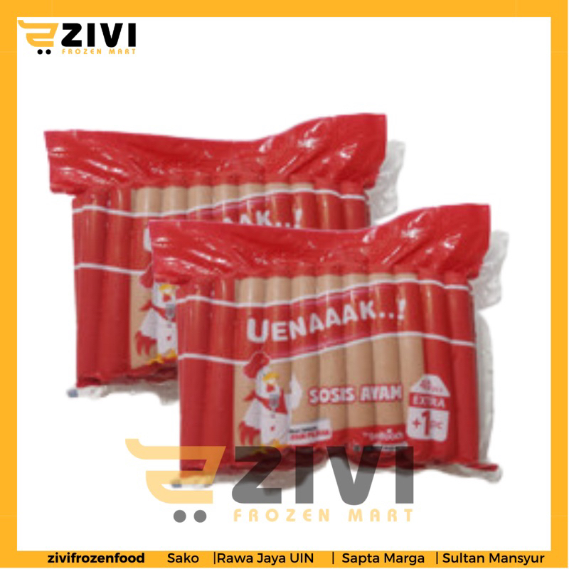 

Sosis Ayam belfoods 1kg / sosis / belfoods / frozen food