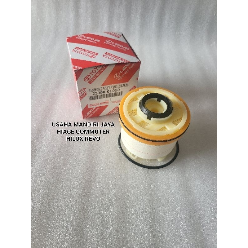 FUEL FILTER SARINGAN SOLAR HIACE COMMUTER HILUX REVO 23390-0L050