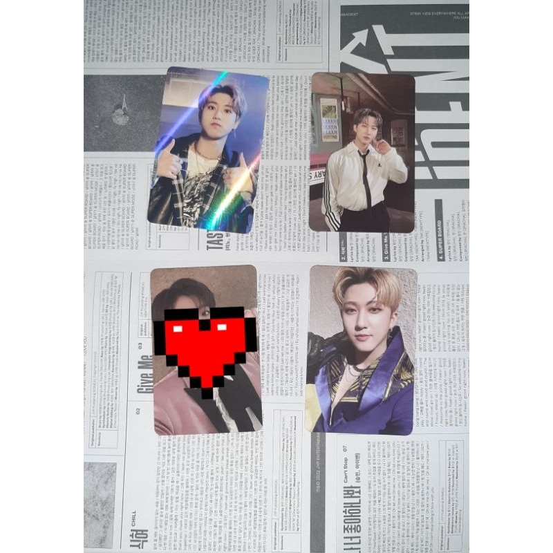 [READY] SKZ PC PHOTO CARD BENEFIT POB JEWEL CHRISTMAS EVEL  ODDINARY WITHDRAMA HOTTRACK HAN CHANGBIN