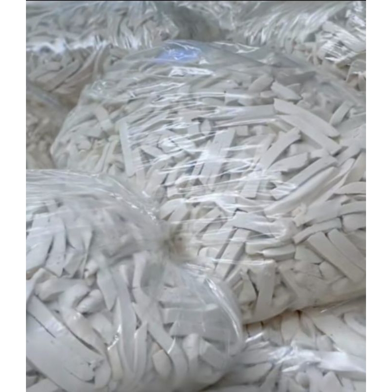 

Baso goreng potong curah 1pack berat 10kg kemasan vakum