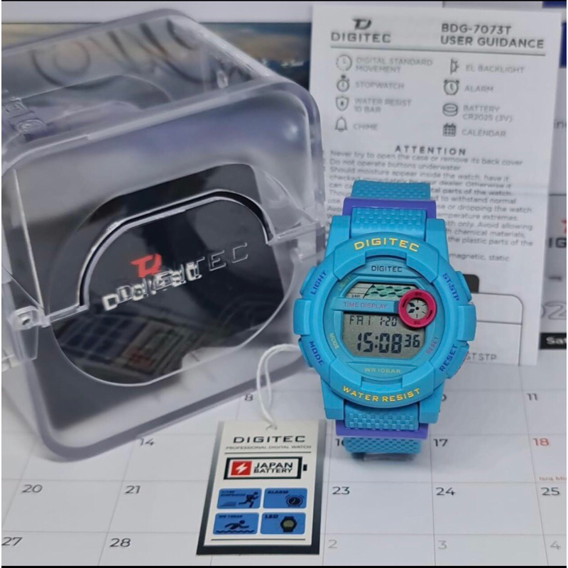 jam tangan digitec Digital 7073T