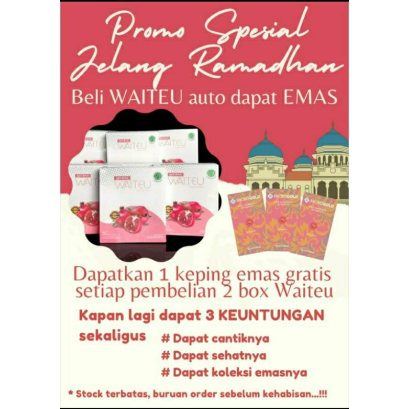 Free LM Minuman Collagen Waiteu High Collagen Drink