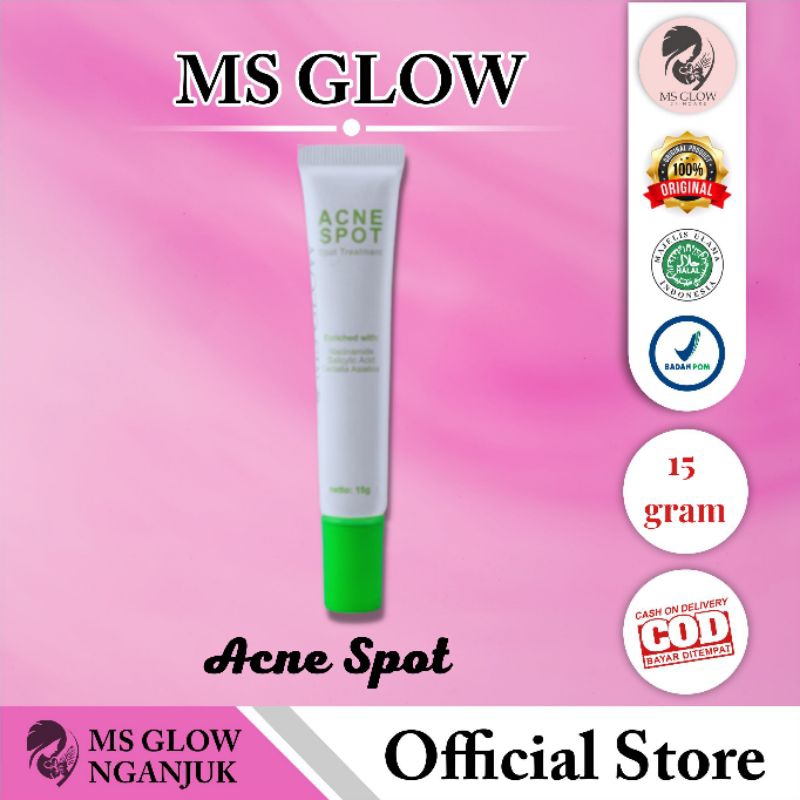 [BPOM] ACNE SPOT TREATMENT MS GLOW ORIGINAL - ACNE SPOT MS GLOW, SALEP ACNE, SALEP JERAWAT