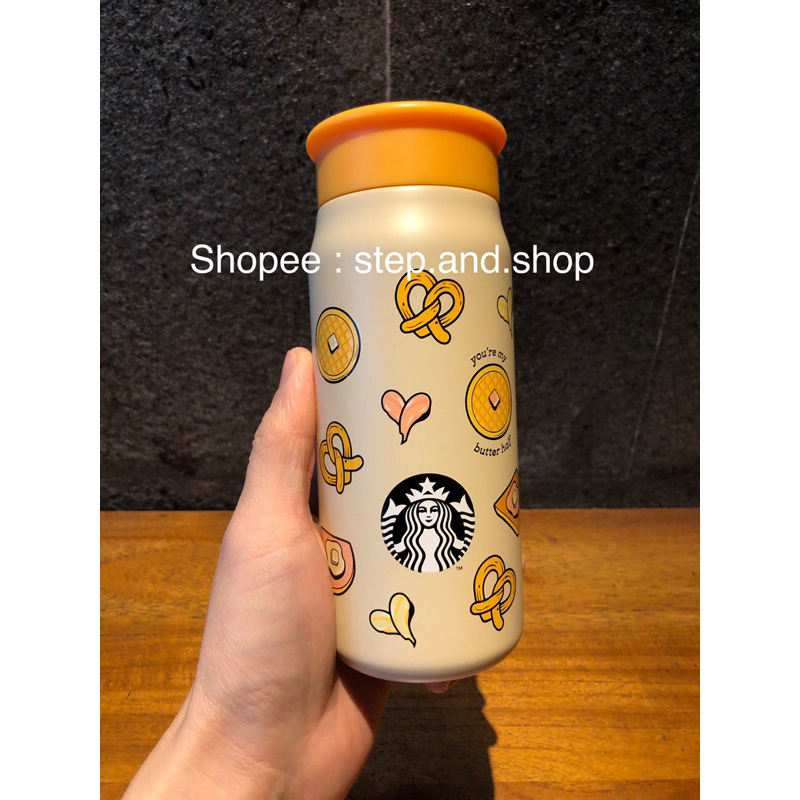 Starbucks Tumbler Stainless - Butter Yellow Valentine 2023 Ed - Limited Edition