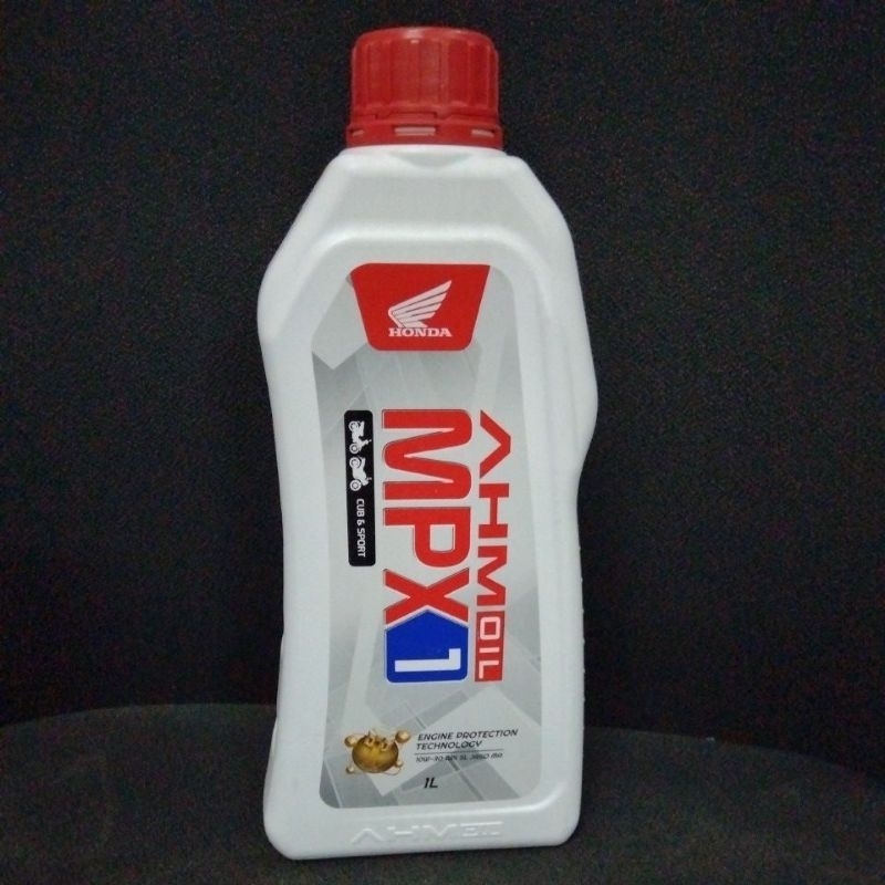 AHM Oil MPX1 1 L 10w-30 Untuk Motor Honda Bebek Sport