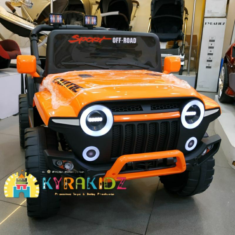 Mainan Mobil Aki Anak Jeep Exotic UTV Conggo EJP 7732 Ban Plastik