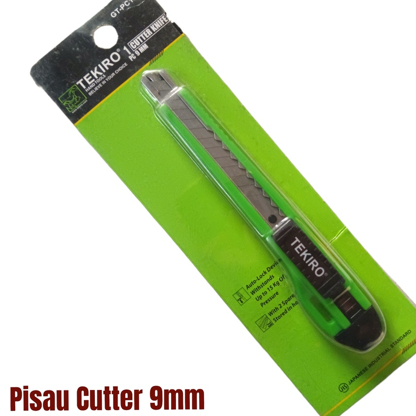 

TEKIRO Pisau Cutter Kecil 9 MM GT-PC1561