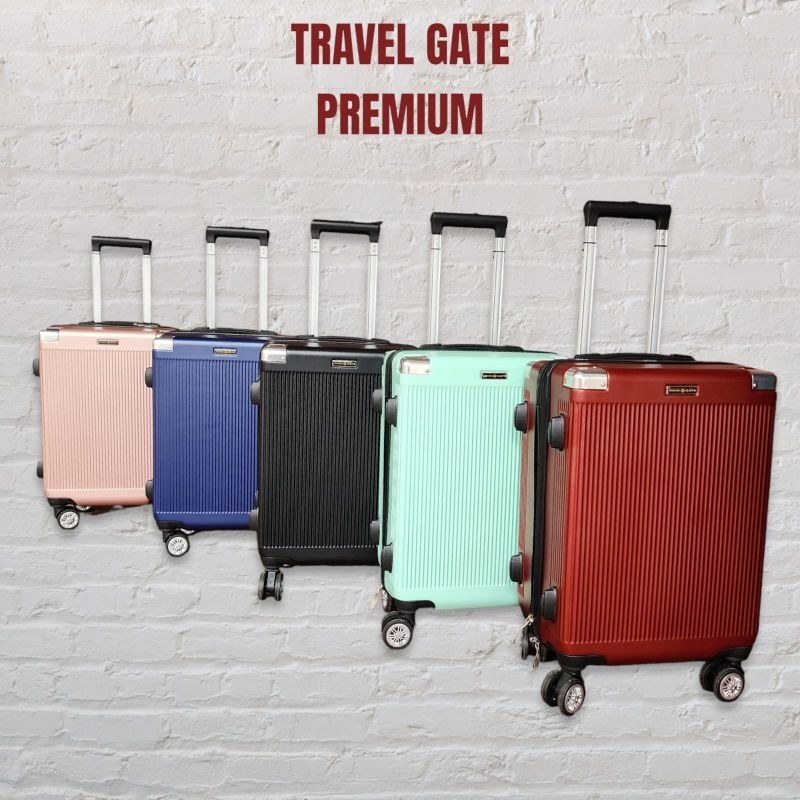 Koper Fiber 24 Inch - 28 Inch Travel Gate Premium Hardcase ORI - koper Bagasi size