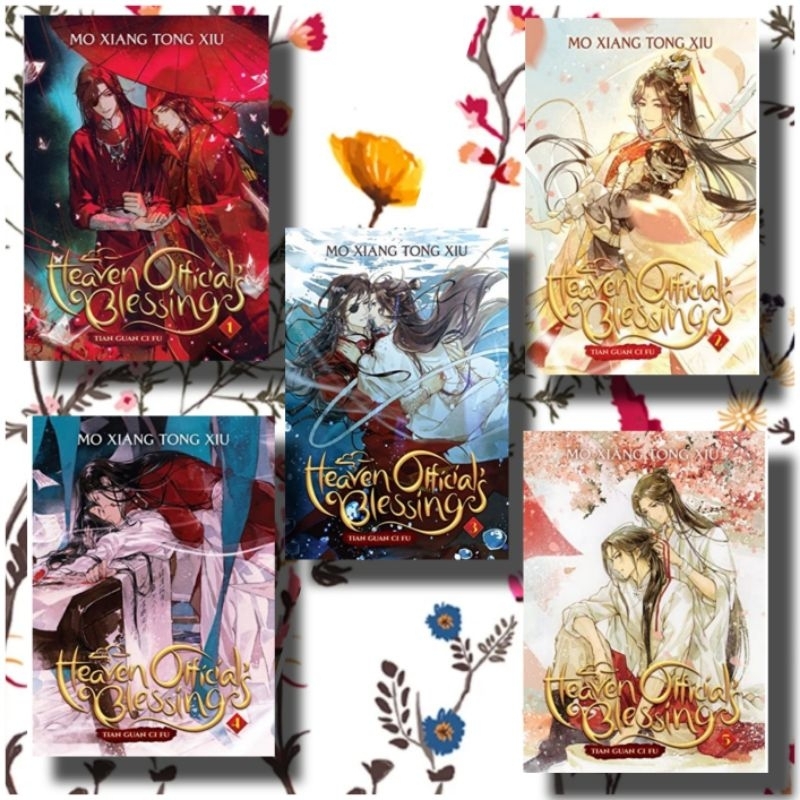 HEAVEN OFFICIAL'S BLESSING TIAN GUAN CI FU VOL 1,2,3,4,5 A NOVEL MO XIANG TONG