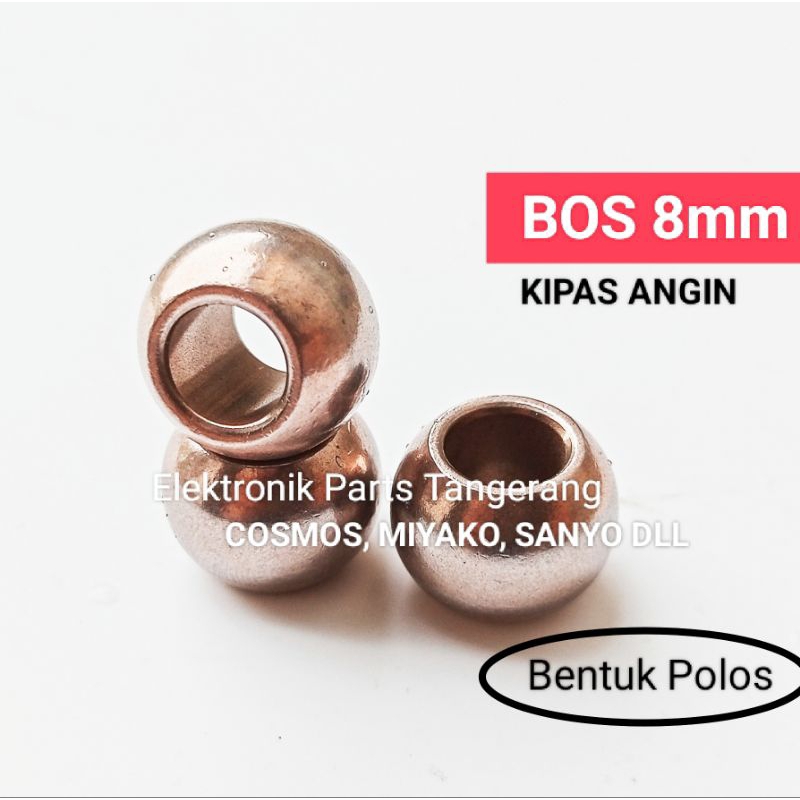 BOS KIPAS ANGIN AS 8mm BENTUK POLOS BEARING KIPAS ANGIN 12 16 BOS KIPAS AS 8mm BOSHING KIPAS ANGIN 8