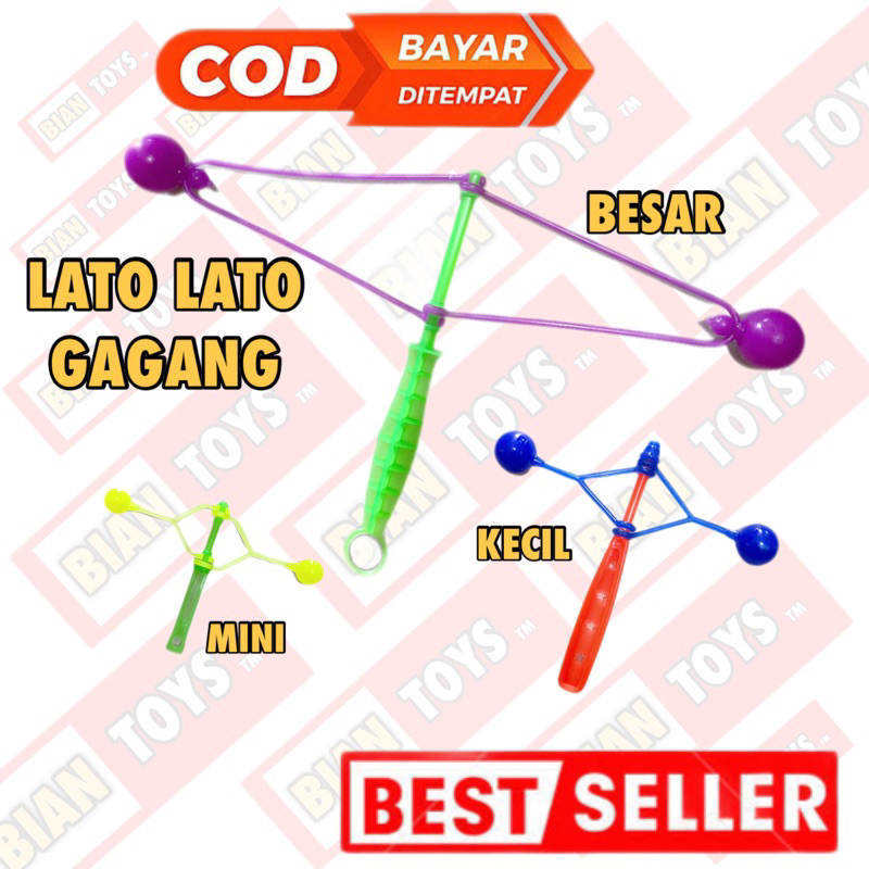LATO LATO GAGANG BESAR KECIL MINI WARNA CERAH