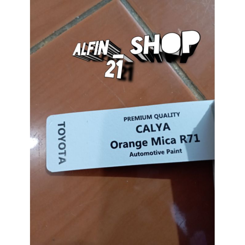 Cat Orange Mica R71 Cat Mobil Calya Orange Pu 1 liter