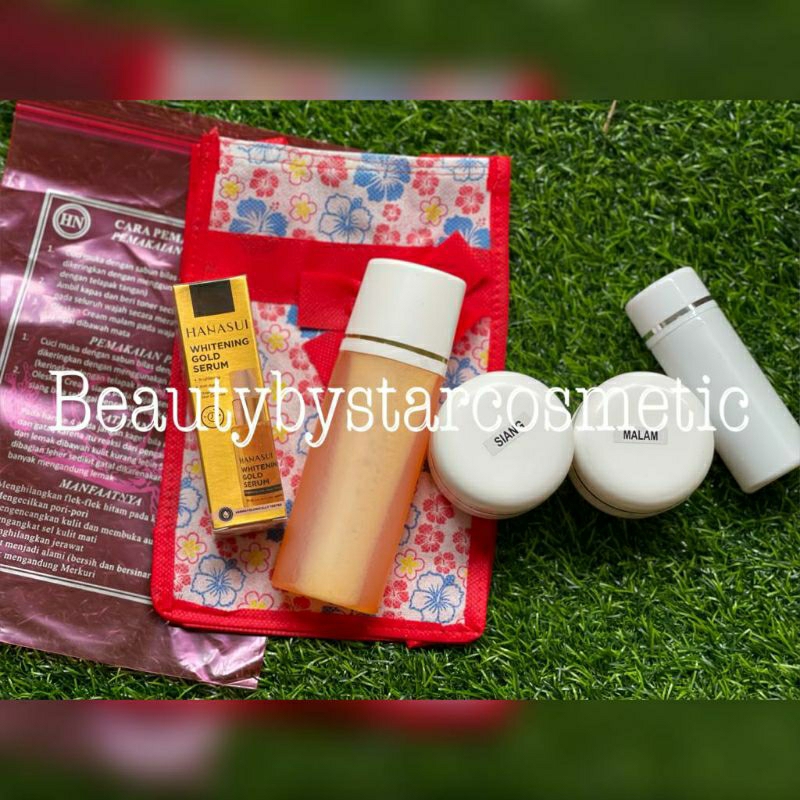 1 Paket cream HN 30gr + serum GOLD hanasui