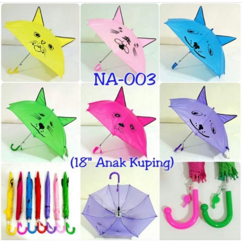 Payung anak / payung anak tanduk / payung anak sd / payung anak tanggung / payung anak karakter payu