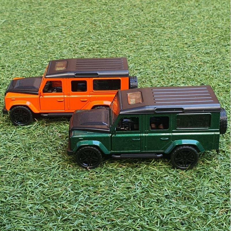 Diecast Mobil Jeep Land Rover Defender Die-cast Miniatur Mobil Mobilan Jip Off Road