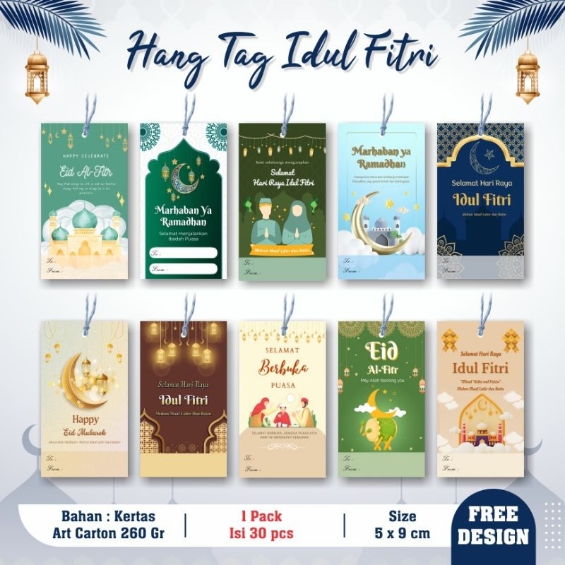 

(HT01) HANG TAG IDUL FITRI ISI 30