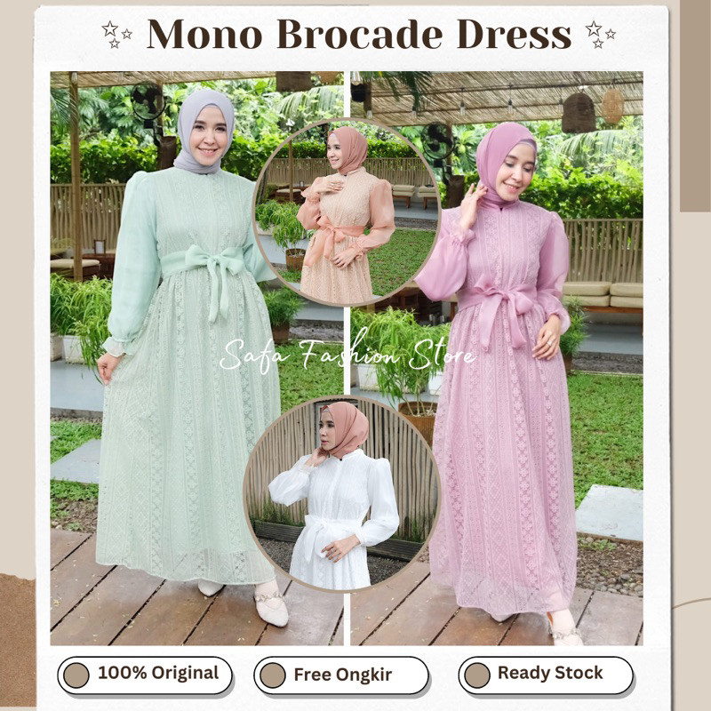 STELLA DRESS /MONO DRESS / DRESS KONDANGAN / DRESS LEBARAN